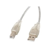 Кабел/преходник Lanberg USB-A (M) -> USB-B (M) 2.0 cable 1.8m